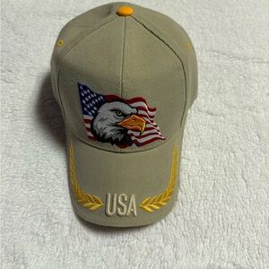 New ~ American Flag ~ USA ~ Bald Eagle ~  Patriotic Hat ~ Baseball Cap